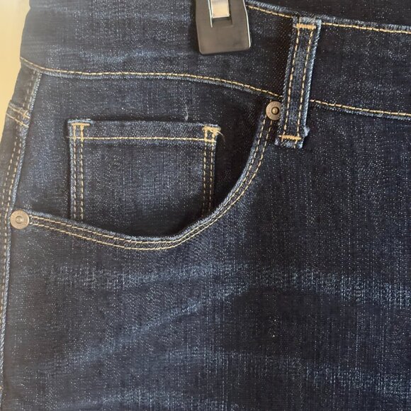 Style & CO Curvy Boyfriend Blue denim Size 12 - Picture 3 of 8